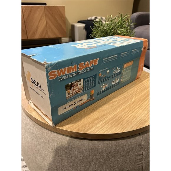 SWIMMING POOL ALARM MONITOR SYSTEM SWIM SAFE NIB, Kids Children Made USA - Picture 5 of 14